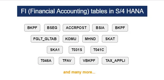 A Comprehensive Guide to FI Tables in SAP - Tables in SAP