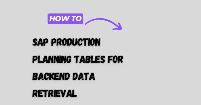 Material Master table in sap - Tables in SAP