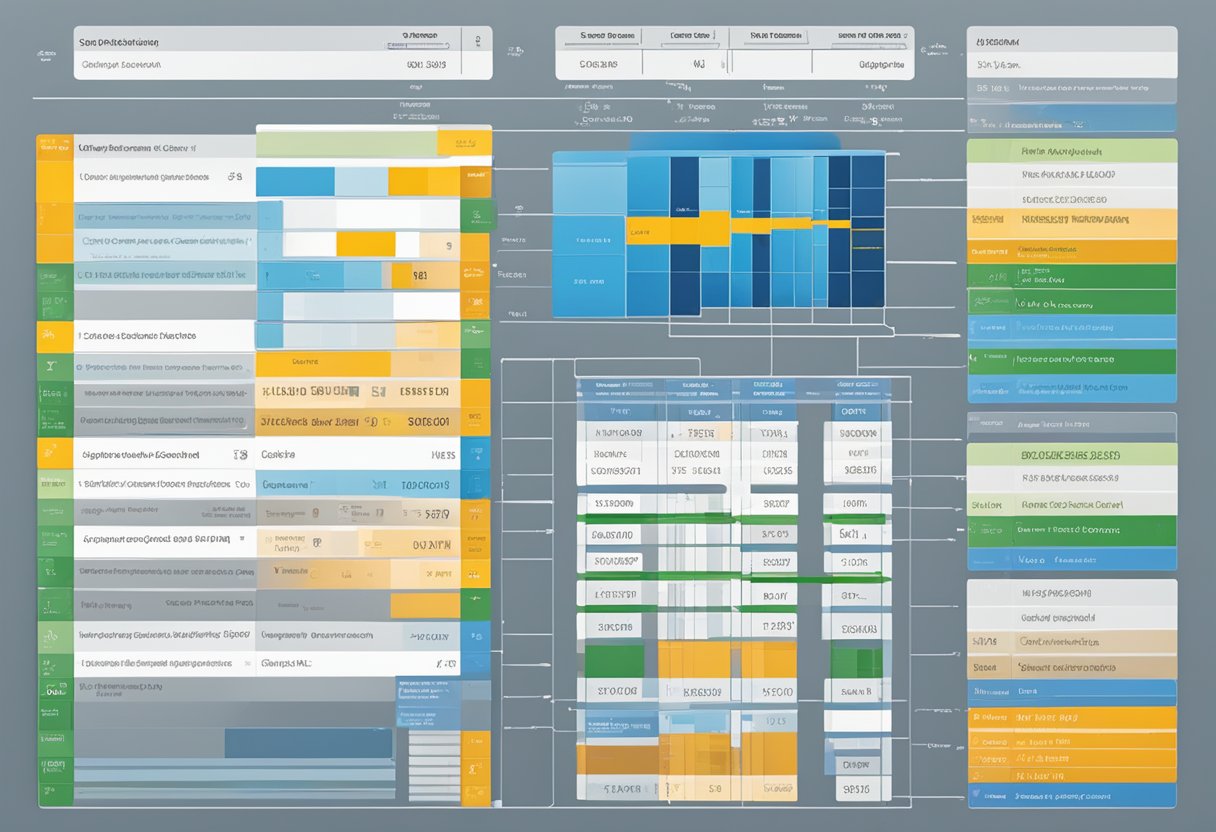 A computer screen displaying the VBAP table in SAP with various columns and rows of data