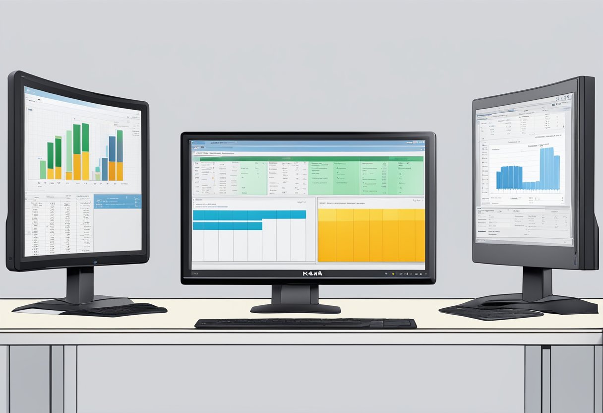 A computer screen with a SAP interface displaying the KNA1 table