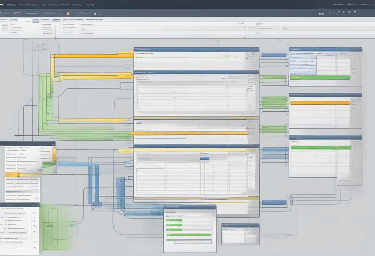 A computer screen displaying SAP routing table management with task list