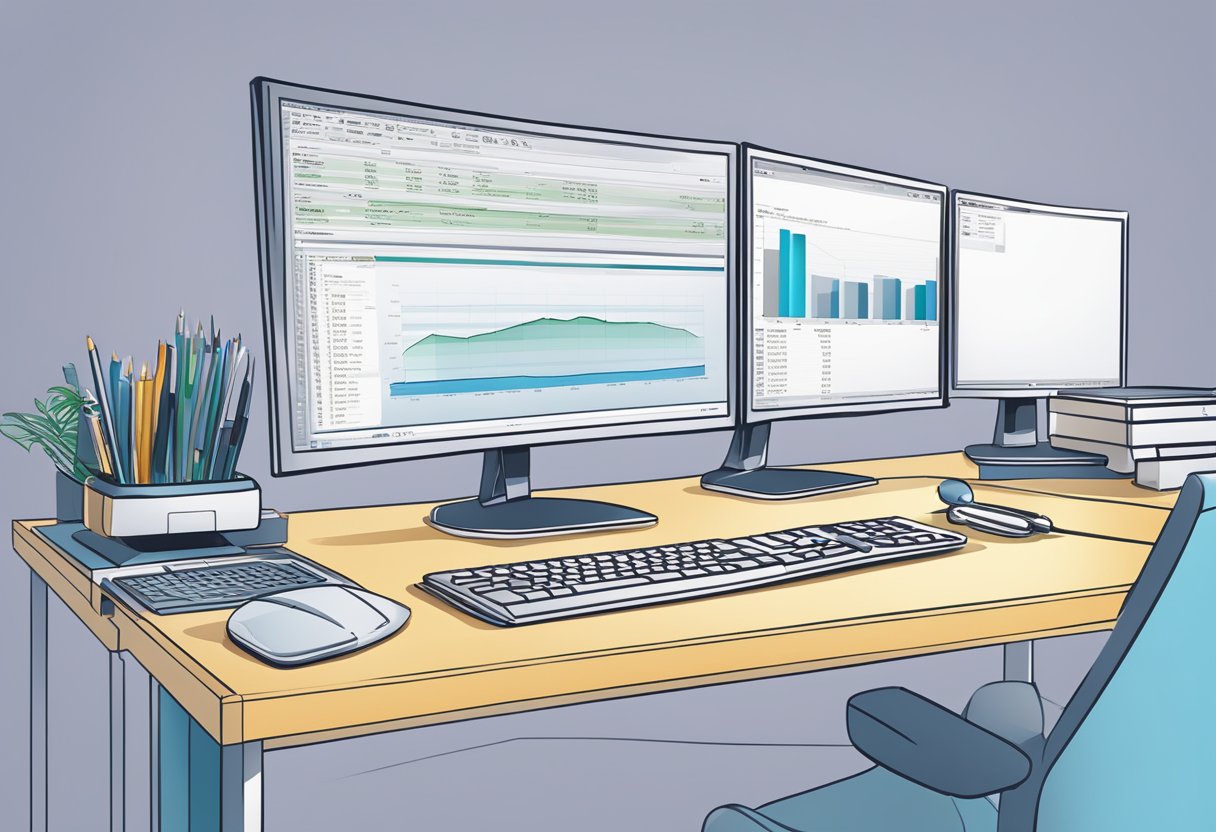 A computer screen displaying a detailed processing table in SAP