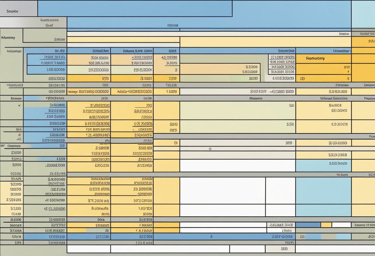 A computer screen displaying the billing types and categories billing document table in SAP