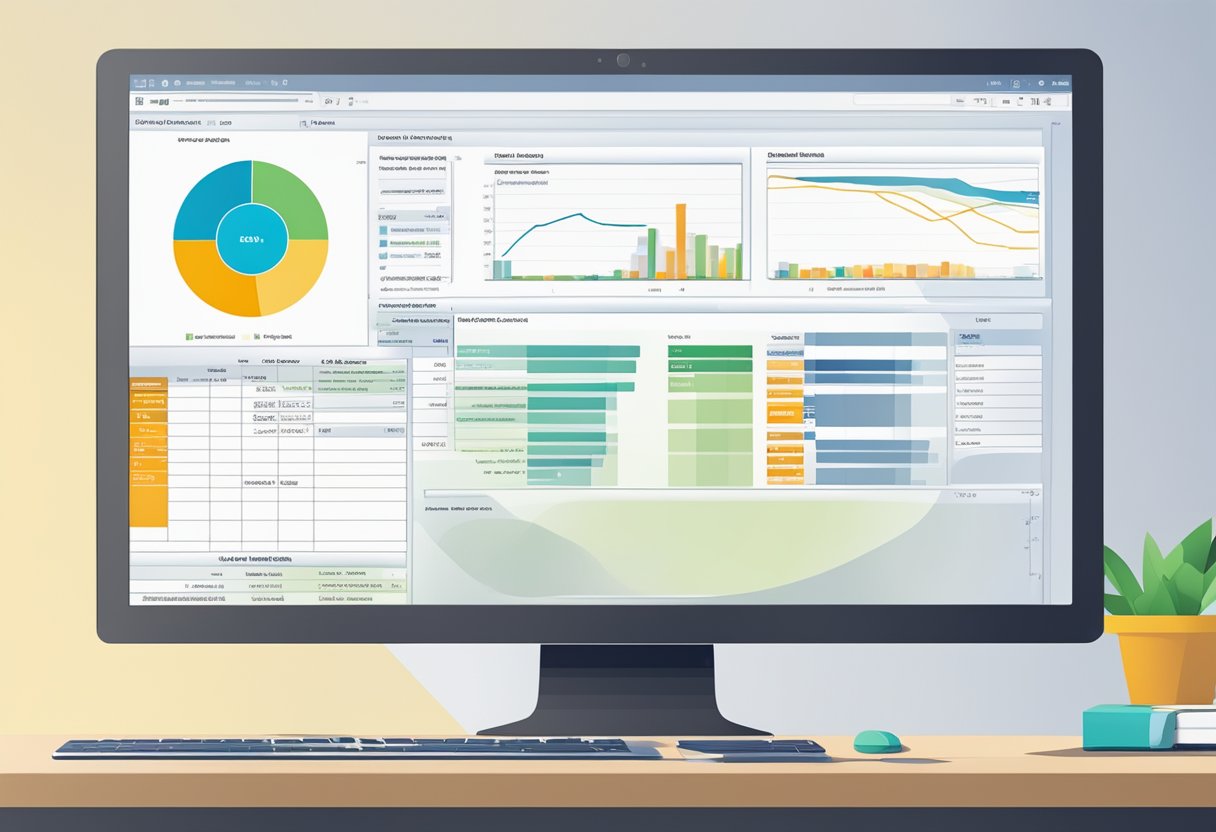 A computer screen displaying a data integration and accounting billing document table in SAP