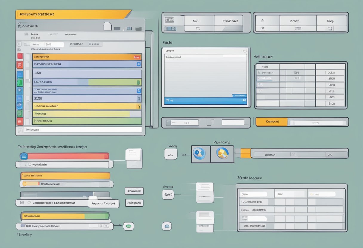 A computer screen displaying the delivery table interface in SAP, with various fields and buttons for input and navigation