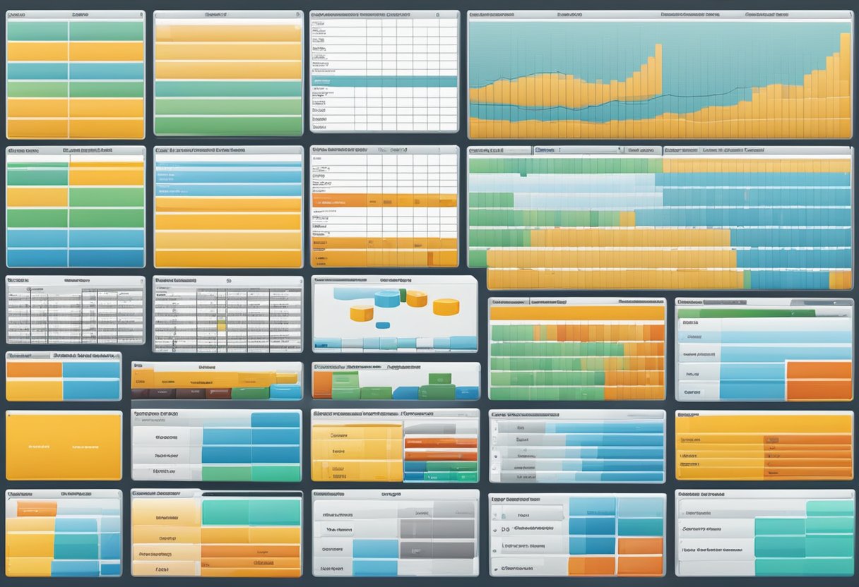 A computer screen displaying a detailed logistics and distribution delivery table in SAP, with various columns and rows filled with data