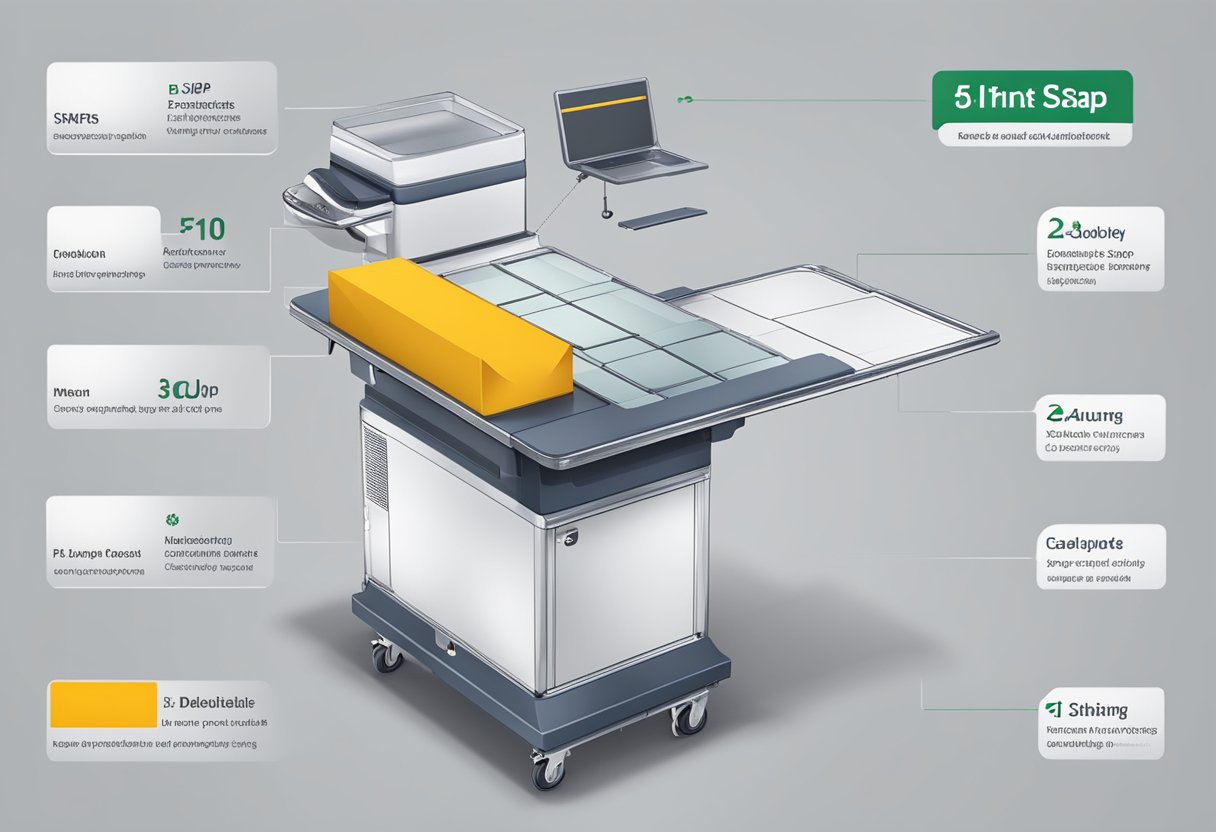 A delivery table in SAP with extended features, including various shipping options and tracking capabilities