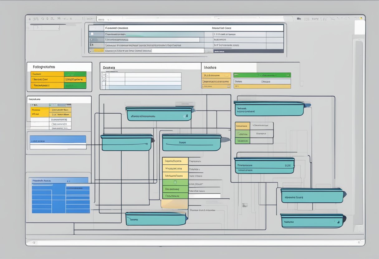 A computer screen displaying a customized IDoc table in SAP, with various fields and data entries