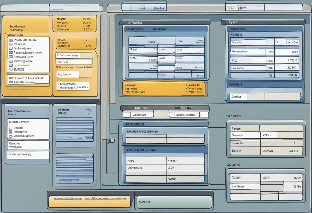 A computer screen displaying the MRP Master Data Management controller table in SAP, with various columns and rows of data