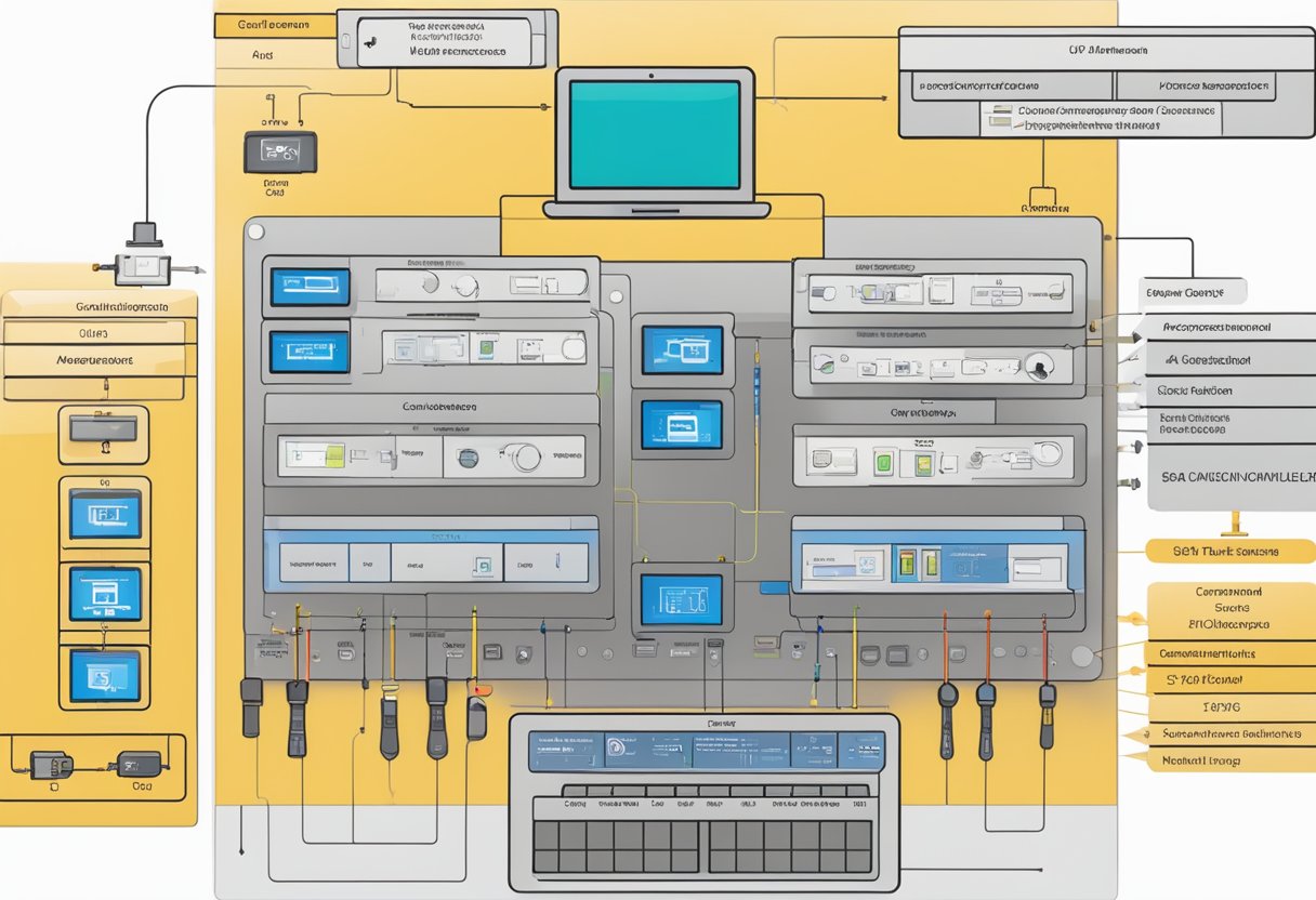 An SAP interface displaying a controller table with integrated components and extensions